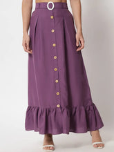 Load image into Gallery viewer, women crepe skirt