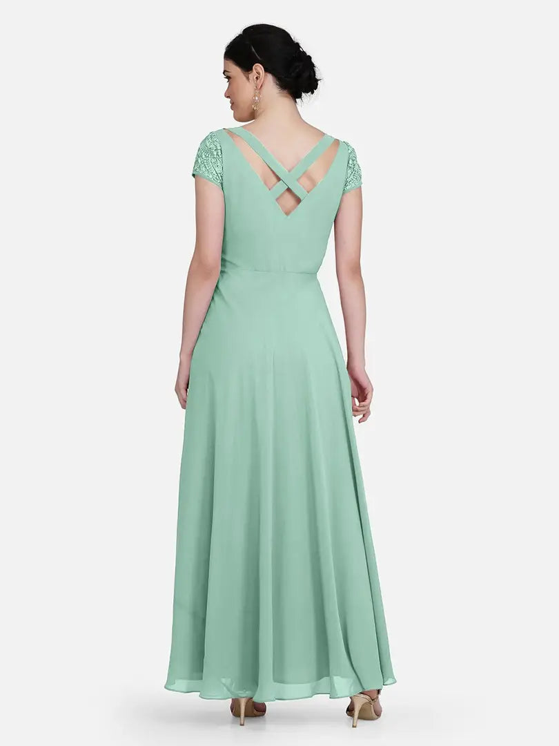 Fancy Georgette Gown For Women