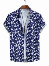 Load image into Gallery viewer, Trendy Lycra Printed Short Sleeves Casual Shirt For Men