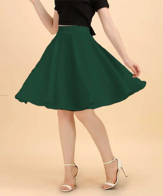 Women Fancy Girl Mini Skirt With Attached Short