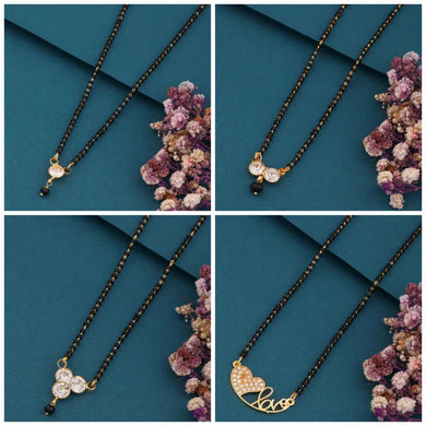 New Stylish Pack Of 4 Combo Women Mangalsutra Set