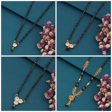 New Stylish Pack Of 4 Combo Women Mangalsutra Set