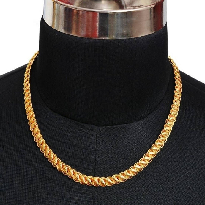 Twinkling Mens Gold Plated Chain