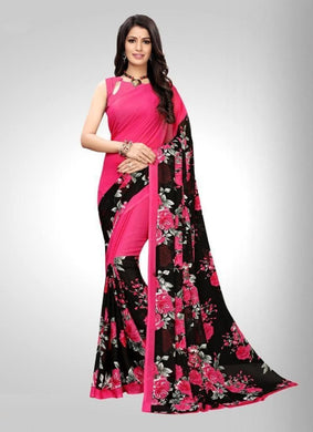 Delicate Printed Georgette Sarees