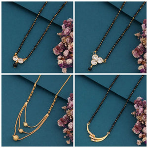 New Stylish Pack Of 4 Combo Women Mangalsutra Set