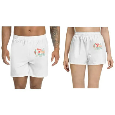 UDNAG Unisex Regular fit 'Teacher Student | pre-School is Magical' Polyester Shorts [Size S/28In to XL/40In]