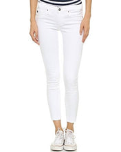 Load image into Gallery viewer, Women&#39;s White Denim Solid Jeans