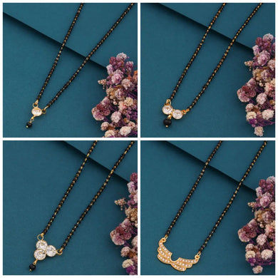 New Stylish Pack Of 4 Combo Women Mangalsutra Set