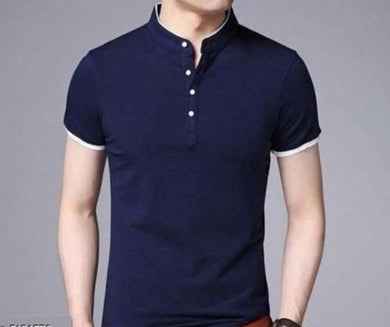 Cotton Solid Half Sleeves T-Shirt