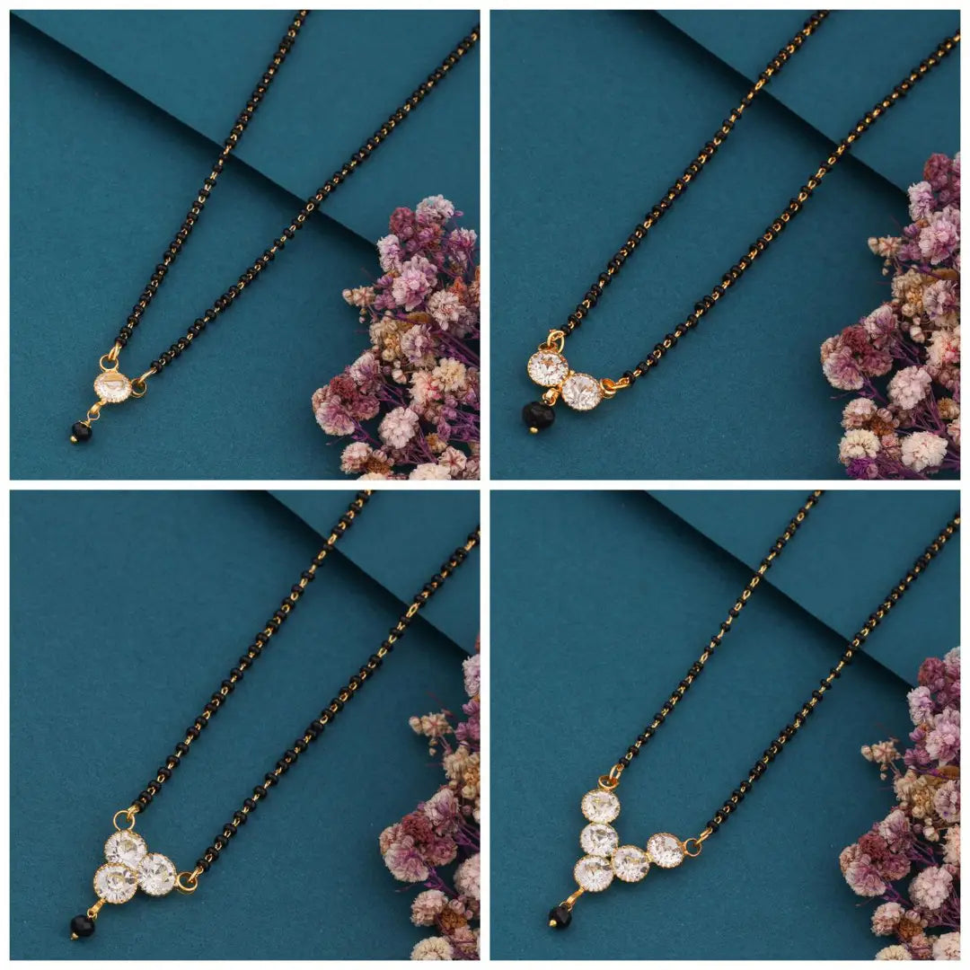 New Stylish Pack Of 4 Combo Women Mangalsutra Set