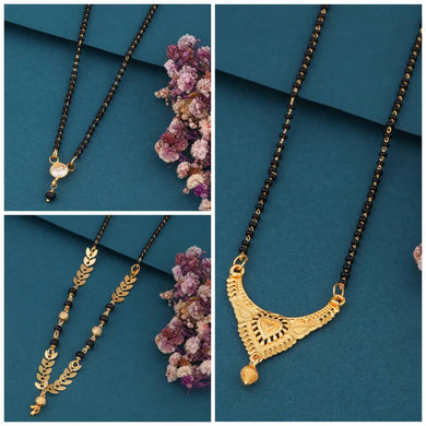 New Stylish Pack Of 3 Piece combo Women Mangalsutra Set