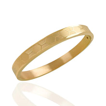 Load image into Gallery viewer, High Polished Stainless Steel Designer Gold Plated Kada for Unisex