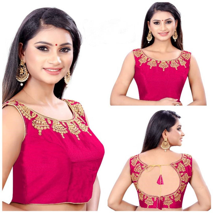 Latest Attractive Art Silk Stitched Blouse