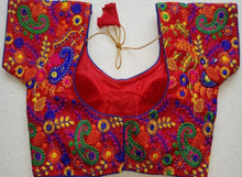 Load image into Gallery viewer, Heavy  Benglory Cotton Blouse with Kachhi embroidery work-No COD for this item - SVB Ventures 