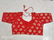 Load image into Gallery viewer, Banarasi Malai Cotton Stitched Blouse