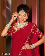Load image into Gallery viewer, Mulberry Silk Coding Sequence Work Saree with Blouse Piece