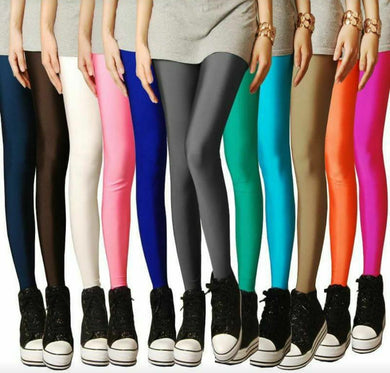 Women's Shinner lycra Leggings in Navy Blue color,  COD is not available for this item