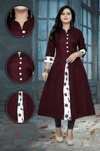 Load image into Gallery viewer, Khadi Cotton Kurti for Women&#39;s.