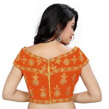 Load image into Gallery viewer, Tapta Silk &amp; Outer Soft embroidery work Blouse