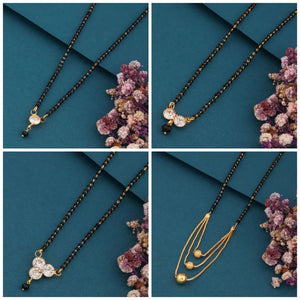 New Stylish Pack Of 4 Combo Women Mangalsutra Set