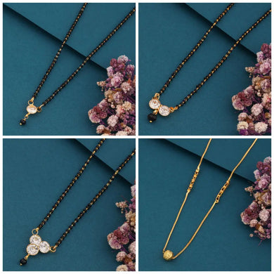 New Stylish Pack Of 4 Combo Women Mangalsutra Set