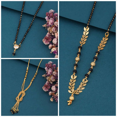 New Stylish Pack Of 3 Piece combo Women Mangalsutra Set