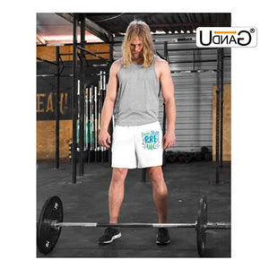 UDNAG Unisex Regular fit 'School Teacher | Livin That pre Life' Polyester Shorts [Size S/28In to XL/40In]