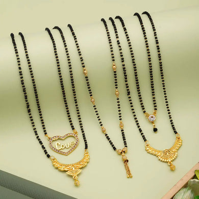 New Stylish Pack Of 5 Combo Women Mangalsutra Set