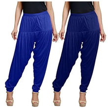 Load image into Gallery viewer, Eazy Trendz Fashion Womens Solid Viscose Lycra Patiala Pack of 2