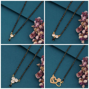 New Stylish Pack Of 4 Combo Women Mangalsutra Set