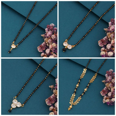 New Stylish Pack Of 4 Combo Women Mangalsutra Set