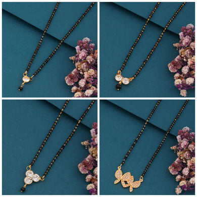 New Stylish Pack Of 4 Combo Women Mangalsutra Set