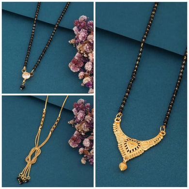 New Stylish Pack Of 3 Piece combo Women Mangalsutra Set