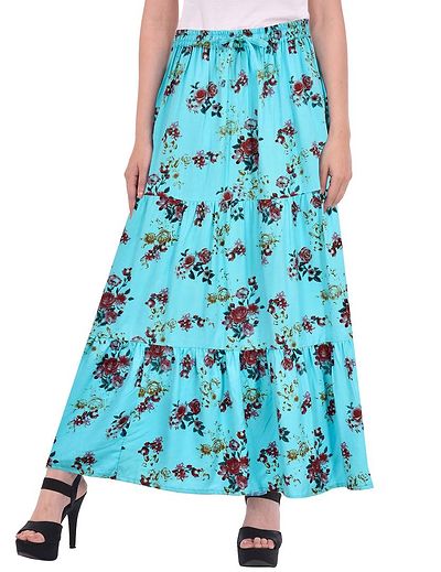 Fabulous Rayon Printed Skirts For Women And Girls